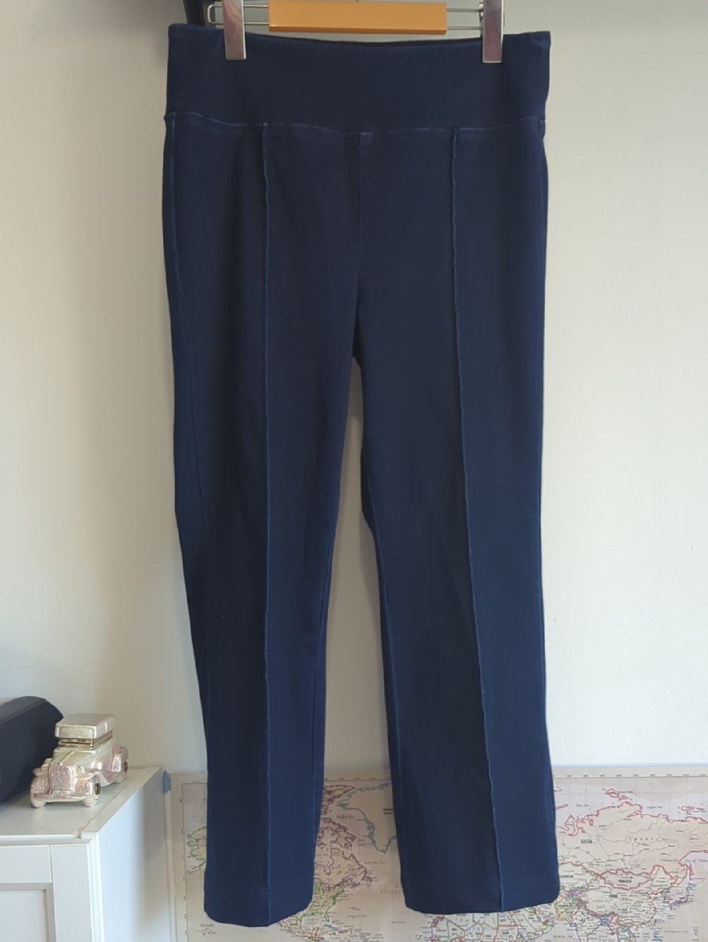 Liverpool Los Angeles Black Top with Blue Accent